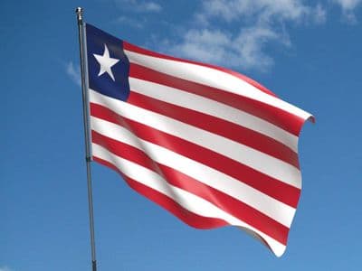 Liberia 5ft x 3ft Flag