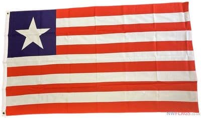 Liberia Flag - 5ft x 3ft | Standard Polyester