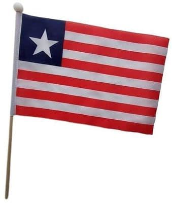 Liberia Hand Flag