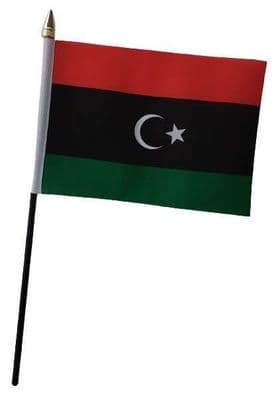 Libya Table Flag - NO BASE