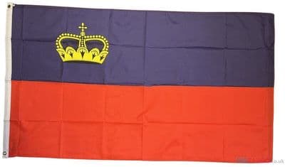 Liechtenstein Flag - 5ft x 3ft | Standard Polyester