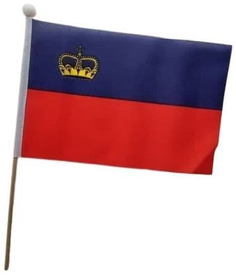 Liechtenstein Hand Flag