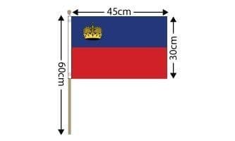 Liechtenstein Large Hand Flag 18