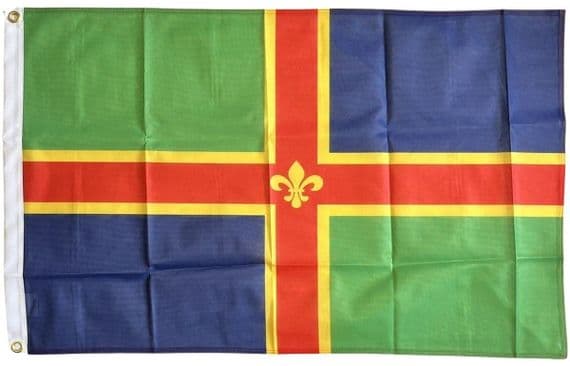 Lincolnshire Flag Heavy Duty 3ft x 2ft - NWFlags
