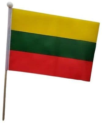 Lithuania Hand Flag