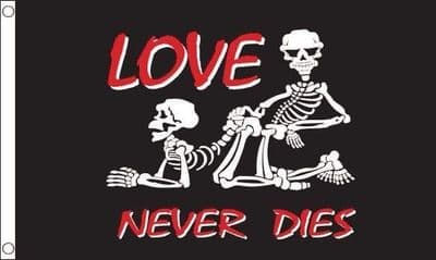 Love Never Dies Flag - 5ft x 3ft | Standard Polyester