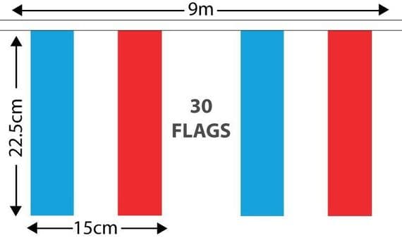 Luxembourg Bunting | Buy Luxembourg Bunting | NWFlags