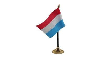 Luxembourg Table Flag