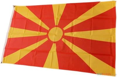 Macedonia Flag - 5ft x 3ft | Standard Polyester