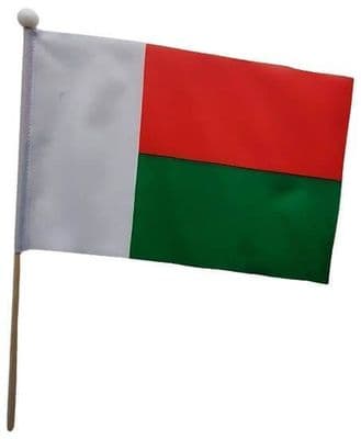 Madagascar Hand Flag
