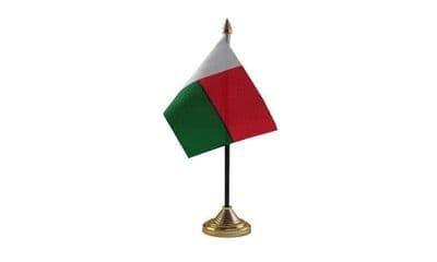 Madagascar Table Flag