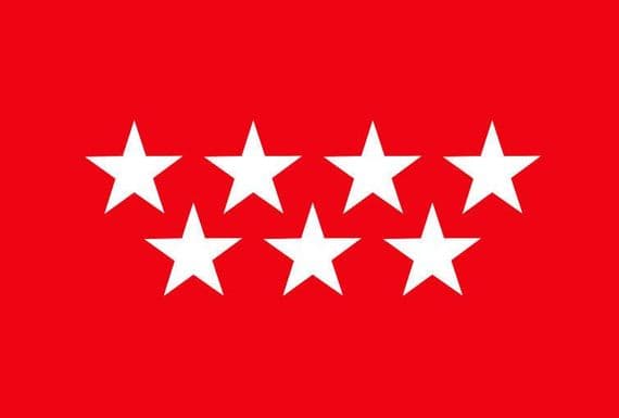 Madrid Flag 5ft x 3ft | Buy Madrid Value Flag | North West Flags
