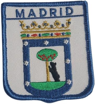 Madrid Shield Embroidered Sew on patch
