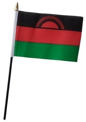 Malawi Table Flag - NO BASE