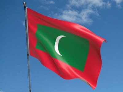 Maldives Flag 5ft x 3ft