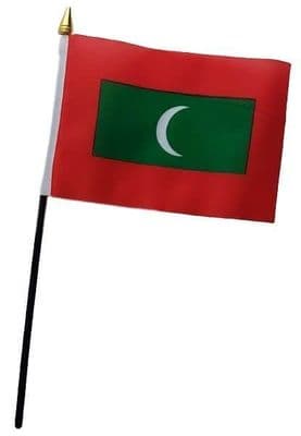 Maldives Table Flag - NO BASE