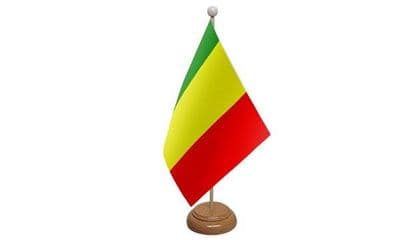 Mali Wooden Table Flag