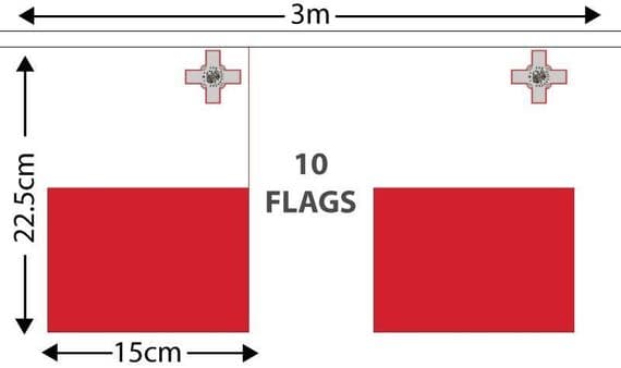 Malta Bunting Small | Buy Malta Small Bunting | NWFlags