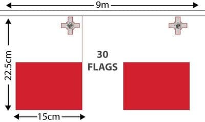 Malta Bunting 9m