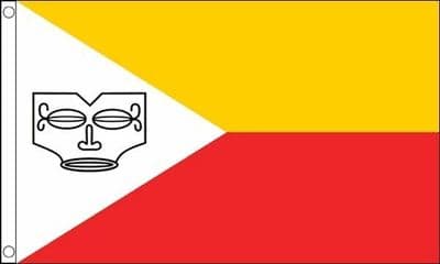 Marquesas Islands Flag - 5ft x 3ft | Standard Polyester