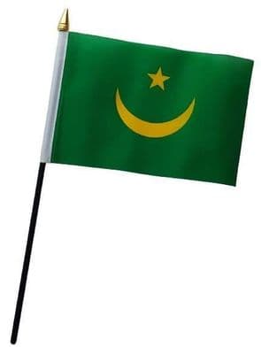 Mauritania Table Flag - NO BASE