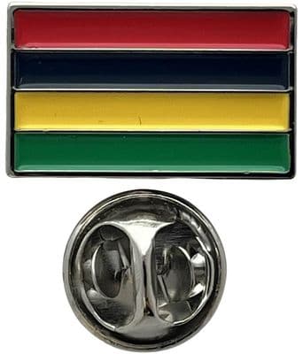 Mauritius Flag Pin Badge