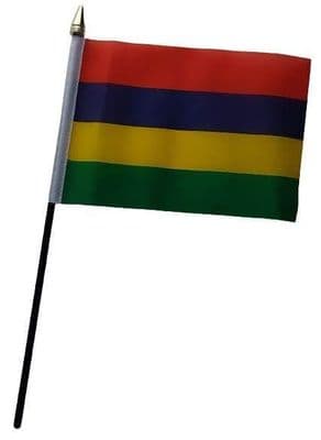 Mauritius Table Flag - NO BASE