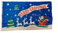Merry Christmas Blue Flag | Buy Merry Christmas Blue Flag | NWFlags