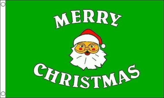 Merry Christmas Green Flag | Buy Merry Christmas Green Flag | NWFlags