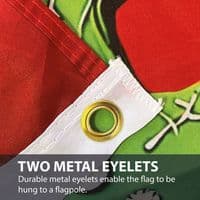 Merry Christmas Red New 5ft x 3ft Flag | NWFlags.co.uk