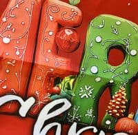 Merry Christmas Red New 5ft x 3ft Flag | NWFlags.co.uk