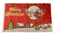 Merry Christmas Red Sleigh Flag | Buy Merry Christmas Red Sleigh Flag