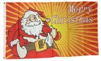 Merry Christmas Santa Red Flag | Free UK Delivery | NWFlags