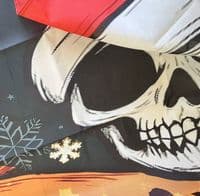 Merry Christmas Skull New 5ft x 3ft Flag | NWFlags.co.uk