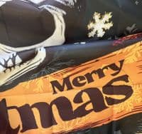 Merry Christmas Skull New 5ft x 3ft Flag | NWFlags.co.uk