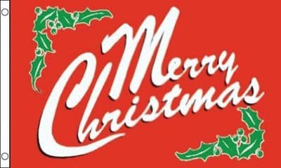 Merry Christmas VALUE Flag - 3ft x 2ft