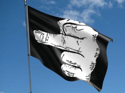 Middle Finger Flag 5ft x 3ft
