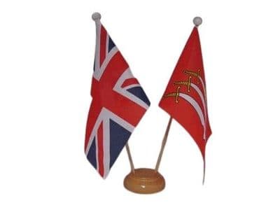 Middlesex Friendship Table Flag - Wood