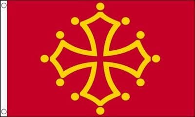 Midi-Pyrenees Flag - 5ft x 3ft | Standard Polyester