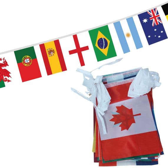 Mixed Country Polyester Bunting | North West Flags