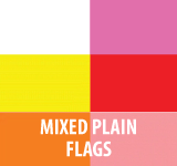 Mixed Plain Flags