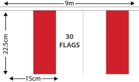 Monaco Bunting | Buy Monaco Bunting | North West Flags