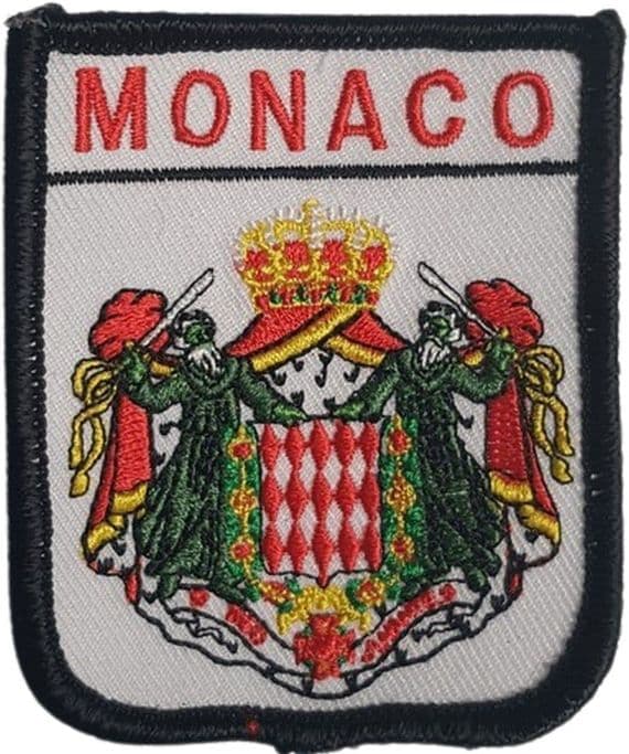 Monaco Shield patch | Buy Monaco Shield patch | NWFlags