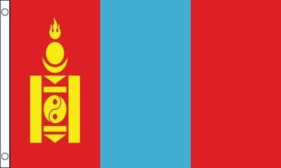 Mongolia Flag VALUE 3ft x 2ft