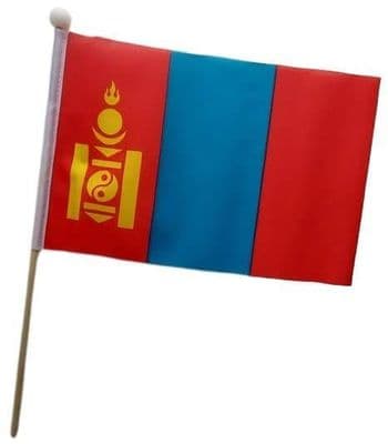 Mongolia Hand Flag