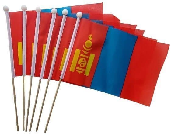 Mongolia Pack of Hand Flags | Buy Mongolia Pack of Hand Flags