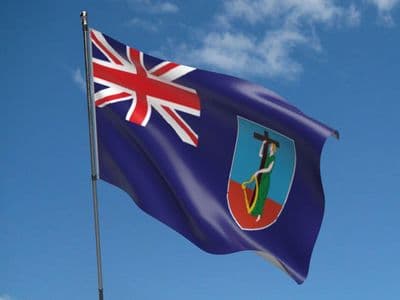 Montserrat 5ft x 3ft Flag