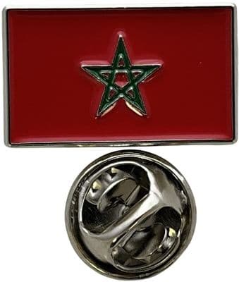 Morocco Flag Pin Badge