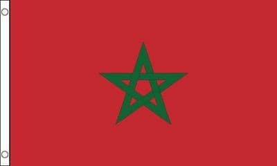 Morocco Flag VALUE 3ft x 2ft