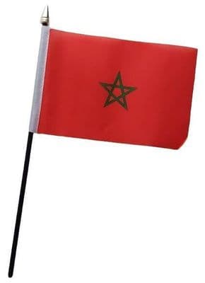 Morocco Table Flag - NO BASE